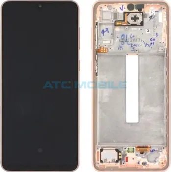 Displej + dotyk + kryt Samsung Galaxy A33 5G (SM-A336B) oranžový - GH82-28143D (Service Pack) a zpět 96 Kč s ATC Clubem