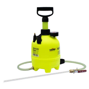 pumpička TRUMF sanace Injektážní pumpa s měřením tlaku a s možností připojení na kompresor