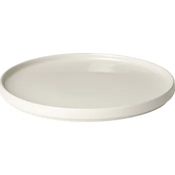 Sada nádobí Blomus PILAR mělký talíř krémová