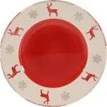 Vánoční keramický dezertní talíř 21 cm…