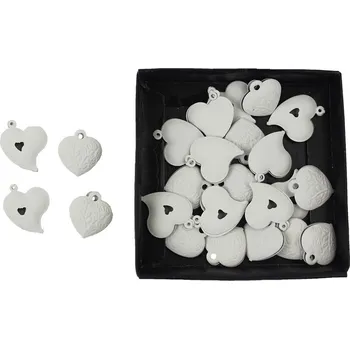 Dekorační srdíčka 24ks K0186