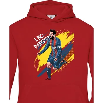 Chlapecká mikina Dětská mikina Lionel Messi, Barva Červená, Velikost 134-140, Canvas Dětská mikina Bezvatriko.cz 1877 - 1x98