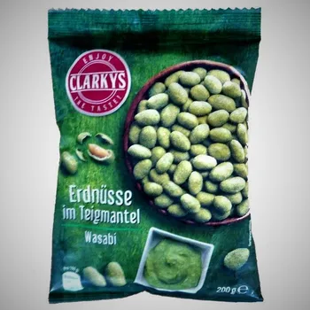 Clarkys Erdnüsse im Teigmantel Wasabi 200g