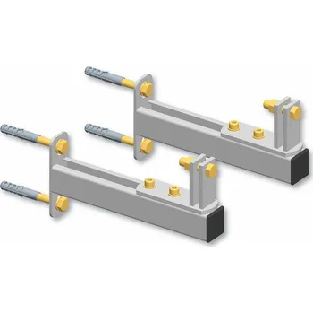 Kanalizační potrubí Ivar Set nástěnných držáků horizontálního distribučního rozdělovače - DN 40 PAW.DR 41651