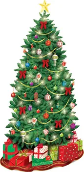 Party dekorace Amscan 670228 Vánoční stromek 165 x 85 cm
