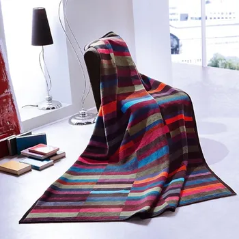 deka SCANquilt pléd VELURO multi pruhy pestrá střední 150 x 200 cm
