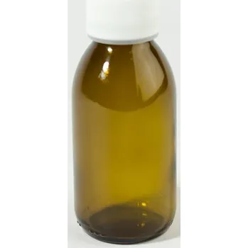 Lékárnička Lékovka hnědá + uzávěr, úzkohrdlá 100ml 21ks