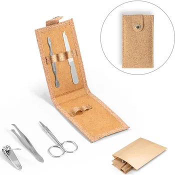 ZENA. Korková sada na manikúru s nerezovými díly 15 bez potisku bez potisku