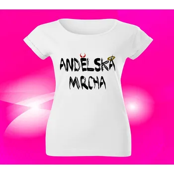 Dámské tričko Dámské tričko Andělská mrcha XS