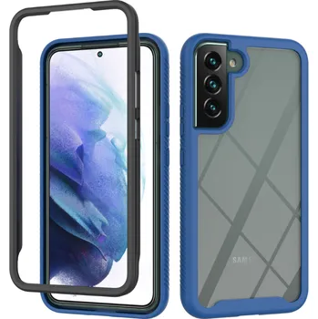 Pouzdro na mobilní telefon Beweare Shock kryt 2v1 na Samsung Galaxy A34 5G - tmavě modrý