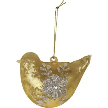 Vánoční dekorace Ptáček k zavěšení S0349