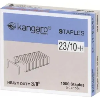 Spona do sešívačky Drátky do sešívačky 23/10 Kangaro 1000ks