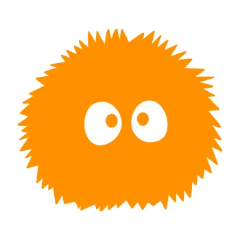 Samolepící dekorace Bubáček 001 pravá vykulené oči (06 - oranžová) SAMOLEPKA NA AUTO, NÁLEPKA, FÓLIE, POLEP, TUNING, VLASTNÍ TEXT, TISK, AUTOSAMOLEPKY.cz, POLEPY, OBRÁZEK, LOGO, 3D STICKERS