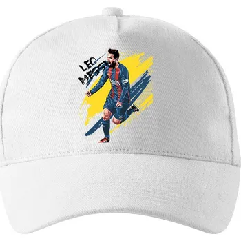 Kšiltovka Dětská kšiltovka Messi, Barva Bílá, Velikost 17×10 cm , Canvas Unisex kšiltovka Bezvatriko.cz 1877 - 2xc