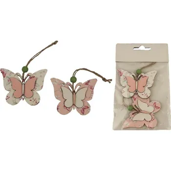 Velikonoční dekorace Motýl k zavěšení, 2 ks D3960