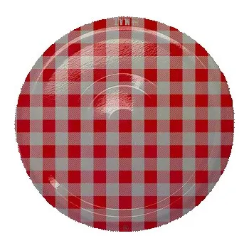 Víčko na zavařovací sklenici víčko TWIST 66 dekor KANAFAS (10ks)