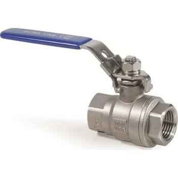 Ventil Ivar Kulový uzávěr závitový - série B3 nerez dvoudílný - 3/4˝, L=64mm BRA.B3.622
