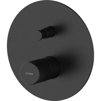 Vodovodní baterie Oltens Hamnes vanová baterie pod omítku černá mat 34106300