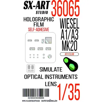 Plastikový model 1/35 Holographic film Wiesel A1/A3 MK20 (AFV)