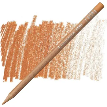Kresba CARAN D'ACHE Pigmentová pastelka Luminance CARAN D'ACHE, 876 burnt ochre 50%
