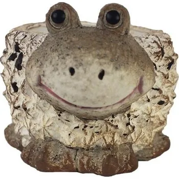 Květináč Dekorační květináč žába X3791