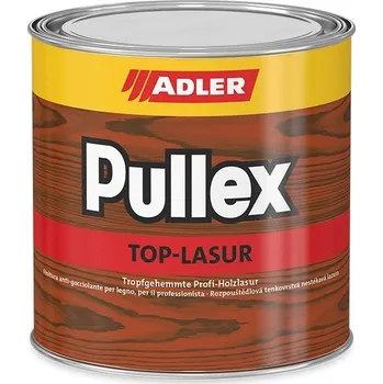 Lak na dřevo Lazurovací lak ADLER PULLEX TOP-LASUR - 0,75 L - RAL 7040