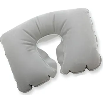 Verk Cestovní vzduchový polštář do auta/letadla 40 x 26 cm šedý Cestovní polštářek Verk Cestovní vzduchový polštář do auta/letadla 40 x 26 cm šedý