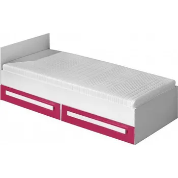 Postel Postel Goliáš - bílá/růžový lesk