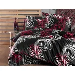 Brotex Prodloužené povlečení Satén 140x220, 70x90cm Atlantis red