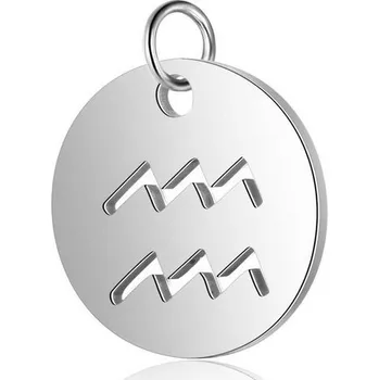 Přívěsek Šperky4U Drobný kulatý ocelový přívěšek - znamení horoskopu - OPP1652-11