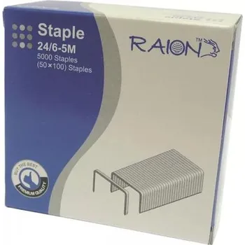 Drátky do sešívačky 24/6 5M Raion 5000ks