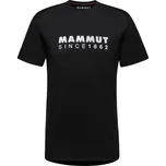 Pánské triko Mammut Trovat T-Shirt Men Logo Velikost: L / Barva: černá