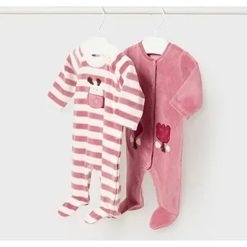 Kojenecká kombinéza teplé kojenecké overaly sametové Mayoral 2738-11 velikost 74