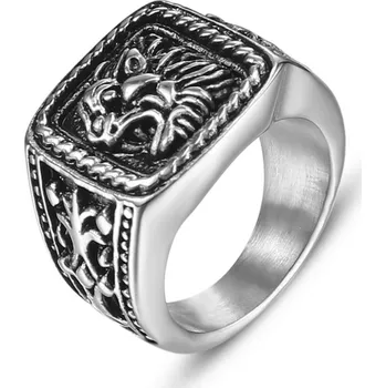 Prsten Steel Edge Pánský pečetní prsten SEHZ578ST Velikost: 64