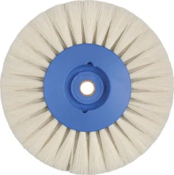 Kartáč pro zvířata kartáč HoPla | měkký | bílá kozí srst | 019 900 372 10080 800