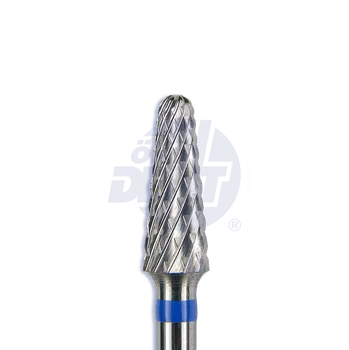 Příslušenství k frézce tvrdokovová fréza Cross Cut, kónus, zaoblený, křížový břit standard | do násadce | 500 104 194 190 040