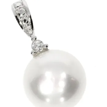 Přívěsek Zlatnictví Helios Přívěsek s Perlou a diamanty B49893