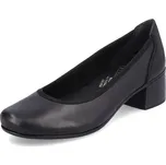 Dámská obuv celoroční, kožená RIEKER DC 41650-00 černá 41