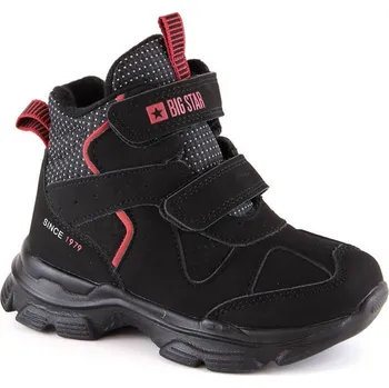 Dívčí obuv Big Star Jr vysoká sportovní obuv INT1883 černá 22