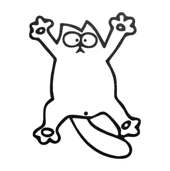 Samolepící dekorace SAMOLEPKA Kočka 040 pravá na rozpláclá (63 - škrábaný kov černý) NA AUTO, NÁLEPKA, FÓLIE, POLEP, TUNING, VLASTNÍ TEXT, TISK, AUTOSAMOLEPKY.cz, POLEPY, OBRÁZEK, LOGO, SAMOLEPKY