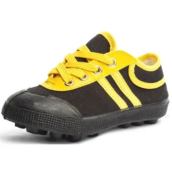 Toga Dětské gumotextilní kopačky černé/žluté, 30,5