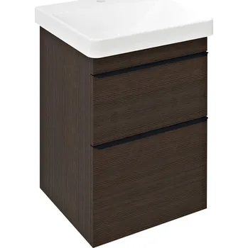 Koupelnový nábytek Sapho SITIA umyvadlová skříňka 46,4x70x44,2cm, 2xzásuvka, borovice rustik, SI050-1616