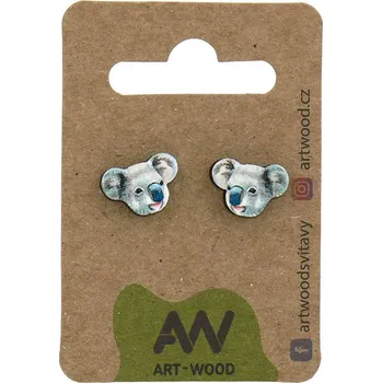 Náušnice art-wood.cz Náušnice - koaly 2