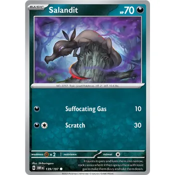 Karetní hra Pokémon TCG Salandit 139/197