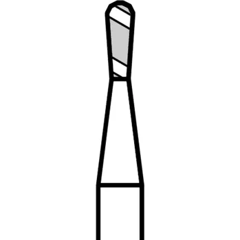 Brusný kotouč TURBO diamant | černá hruška, krátká | do turbínky | velmi hrubá zrnitost | 806 314 T232 544 012