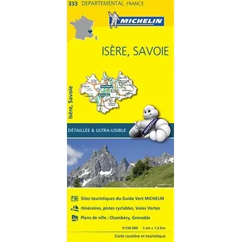 Michelin mapa Isere,Savoie 1:150 t.