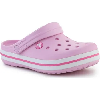 Dámská běžecká obuv CROCS Crocband Clog K Ballerina Žabky Pink 207006-6GD EU 30/31