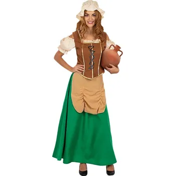Karnevalový kostým Funiglobal - Kostým středověký hostinský pro ženy - XS