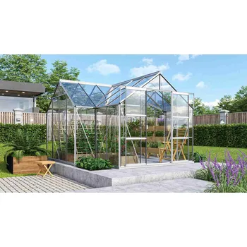 Skleník LANIT PLAST, s.r.o. skleník VITAVIA SIRIUS PC 4 mm stříbrný LG263