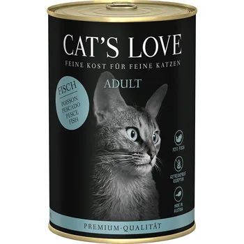 Krmivo pro kočku Cat´s Love čisté rybí maso 6 × 400 g